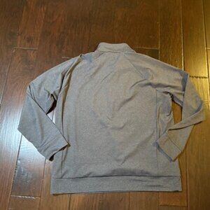 Banana Republic BR SPORT Midweight Train Half zip Sweatshirt  LG Charcoal gray